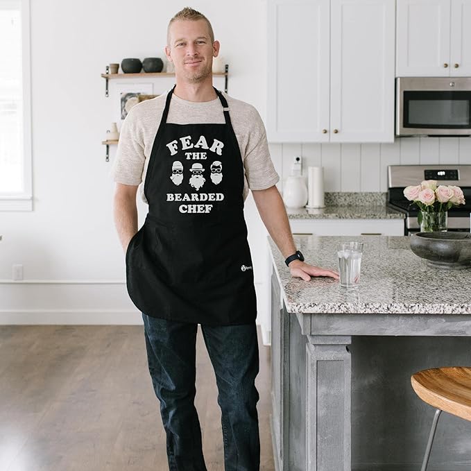 ApronMen - Funny Apron For Men - BBQ Gifts for Men & Unique Gifts for Fathers - Mens Aprons for Grilling