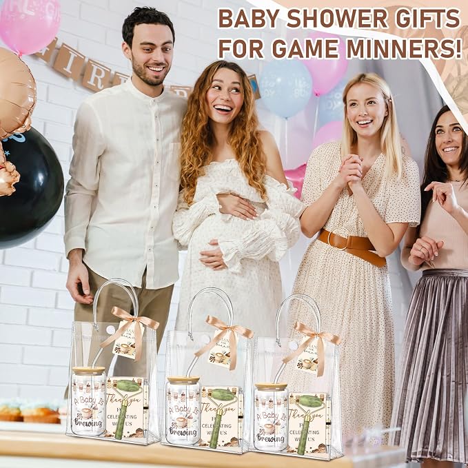 Reallnaive 6 Set Coffee Themed Baby Shower Game Prizes - Image 6