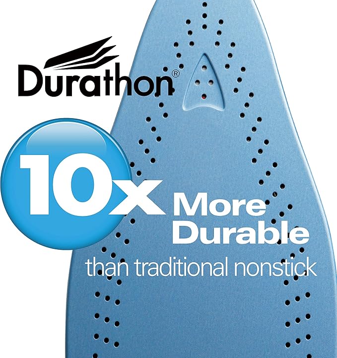 Hamilton Beach Steam Iron & Vertical Steamer for Clothe with Scratch-Resistant Soleplate, Adjustable Steam Settings + 8’ Cord Wrap, 3-Way Auto Shutoff, Anti-Drip, Self-Cleaning, 1500 Watts(Pack of 3)