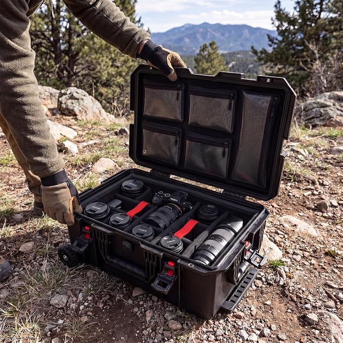 Weatherproof Hard Case, Stackable Trolley Case - Image 2