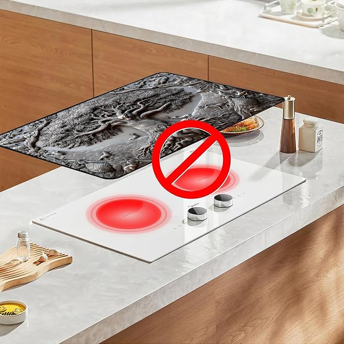Stove Top Cover for Electric Stove, 28.35 x 20.47 in Glass Stove Top Cover - Image 7