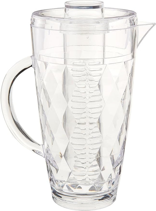 Prodyne Acrylic Diamond-Cut 70 oz. Fruit Infusion Pitcher