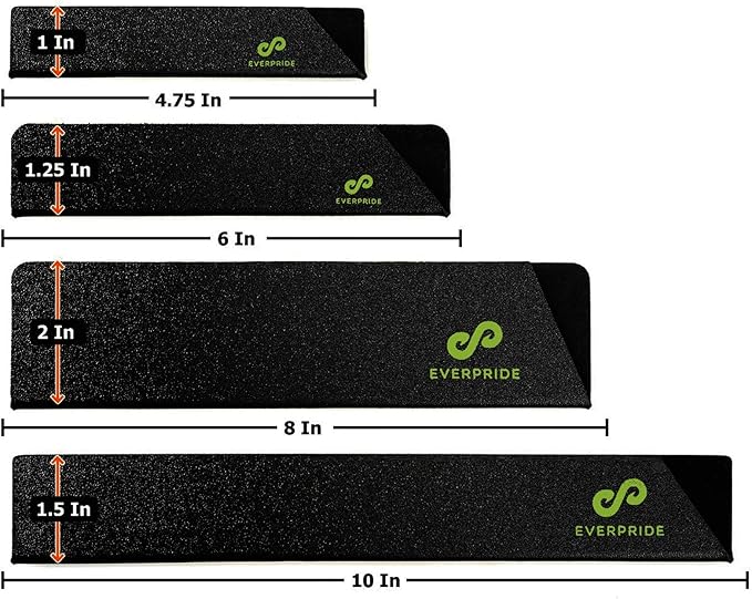 EVERPRIDE Chef Knife Sheath Set (4-Piece Set) Universal Blade Edge Cover Guards for Chef’s and Kitchen Knives – Durable, BPA-Free, Felt Lined, Sturdy ABS Plastic – Knives Not Included