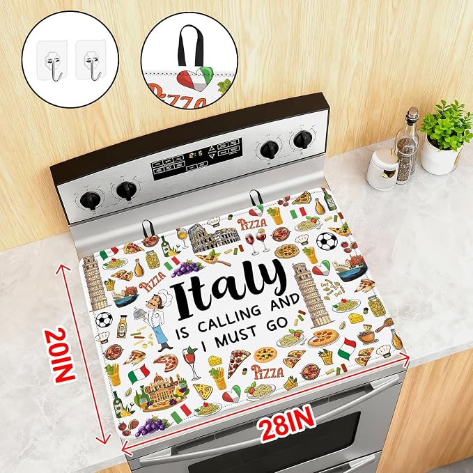 Italy Travel Stove Top Cover for Electric Stove 28"x20", Italy Ceramic Stove - Image 2