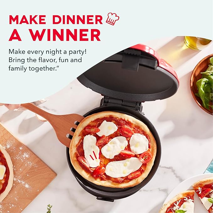 DASH 8” Express Electric Round Griddle for for Pancakes, Cookies, Burgers, Quesadillas, Eggs & other on the go Breakfast, Lunch & Snacks - Aqua