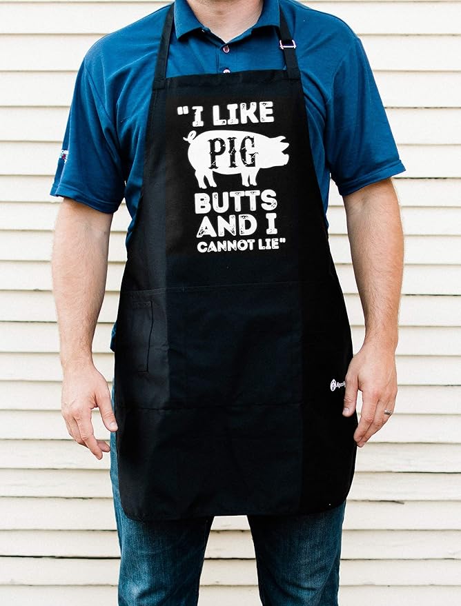 ApronMen - Funny Apron For Men - BBQ Gifts for Men & Unique Gifts for Fathers - Mens Aprons for Grilling