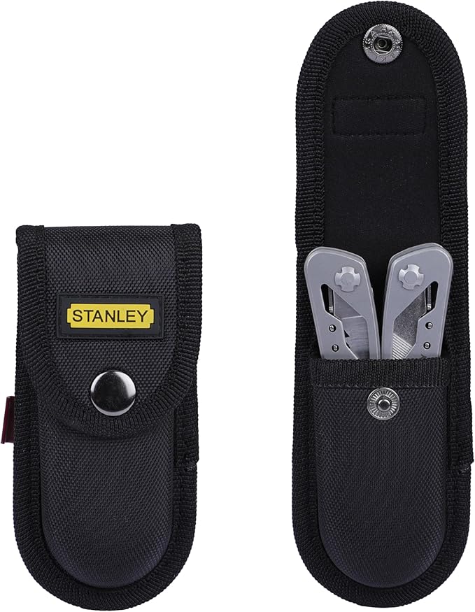 STANLEY Multitool, 12-in-1, Stainless Steel, Black Pouch (84-519K)