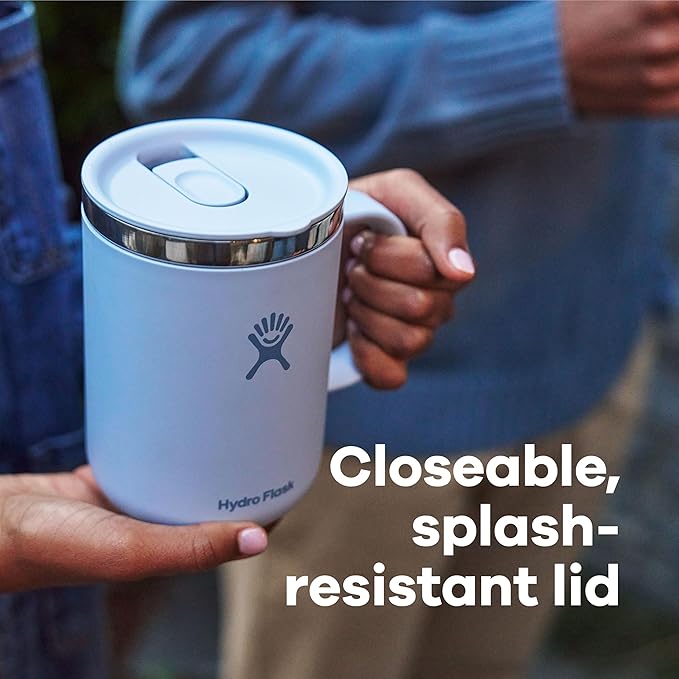 Hydro Flask Coffee Mug – Insulated Stainless Steel, Non Spill, Leak Proof Travel Mug 24 Oz Sandpiper