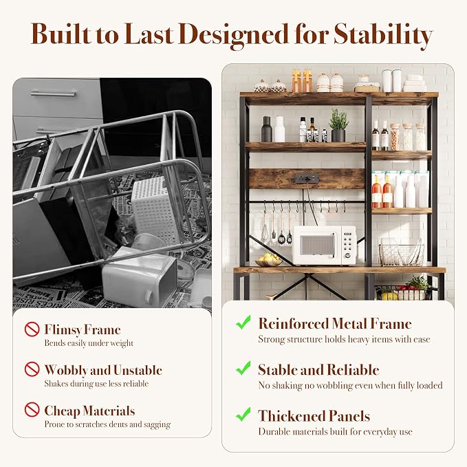 GRUSIGN Kitchen Bakers Rack - Image 8