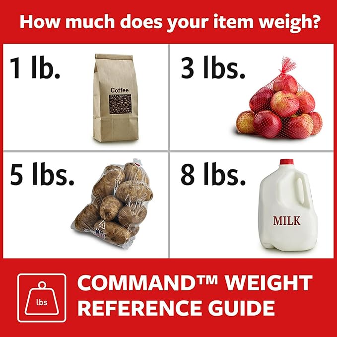 Command Medium Caddy, Holds up to 2 lb, 7.5" x 2.1" x 2.1", 1 Caddy with 4 Command Strips, Damage Free Organization Wall Mount to Cabinet, Kitchen, Pantry, Closet, or Under Sink