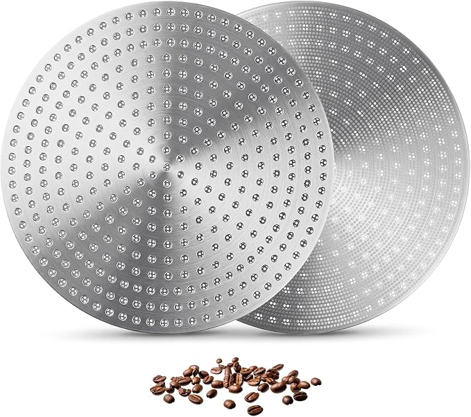 53.4mm Espresso Puck Screen 2 pack, Reusable Metal Coffee Filter by Unknown