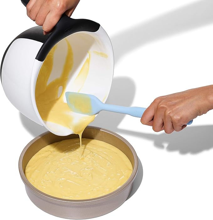 OXO Good Grips 2 Piece Silicone Spatula Set, One size, red/seltzer