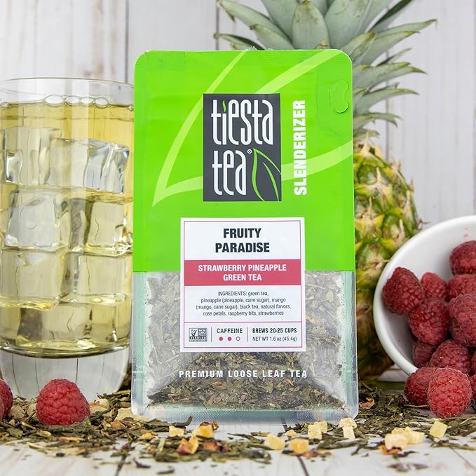 Tiesta Tea - Tiesta's Top Loose Leaf Tea Gift Box, Loose Leaf, Medium Caffeinated Variety Pack, Make Hot & Iced Brews, 3 Pouches of Assorted Blends with Green, Herbal, Fruity & Lavender Bags