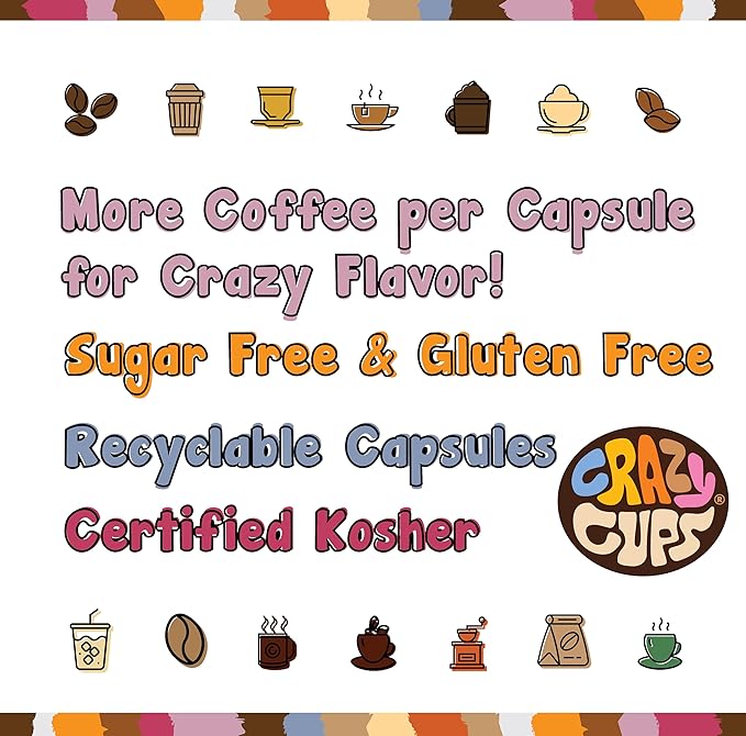 Crazy Cups Spiced Gingerbread DECAF 22ct