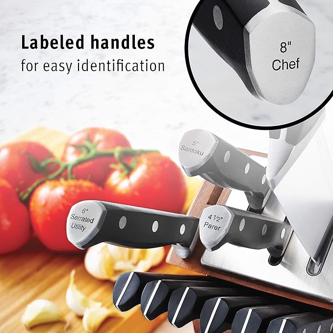 Calphalon Classic Self-Sharpening Cutlery Knife Block Set with SharpIN Technology, 12 Piece