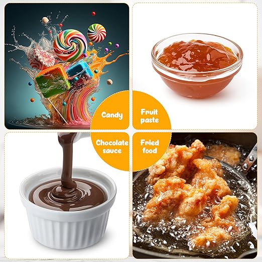 Photect 1 Pcs Candy Thermometer with Pot Clip 8" Deep Fry Oil Thermometer Instant Read Cooking Food Thermometers Sugar Syrup Jam Jelly Oil Candy Temperature Kitchen Accessories for Home Cooking