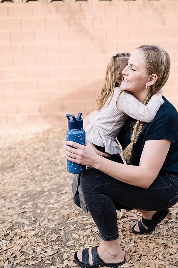 Simple Modern Marvel Water Bottle with Straw Lid Vacuum Insulated Stainless Steel Metal Thermos | Gifts for Women Men Reusable Leak Proof Flask | Summit Collection | 32oz Captain Marvel