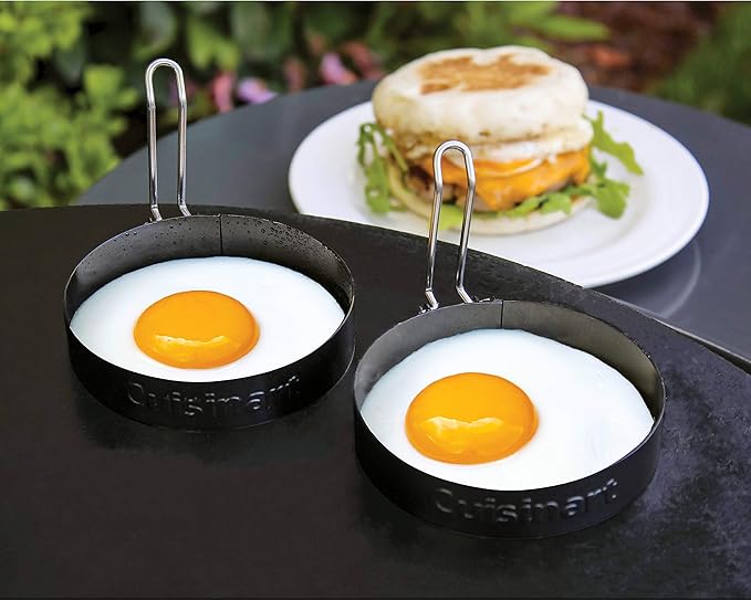 Cuisinart CGR-400, Size: 4 inch, 6 inch and 8 inch, Ultimate Griddle Ring Set, 4-Piece