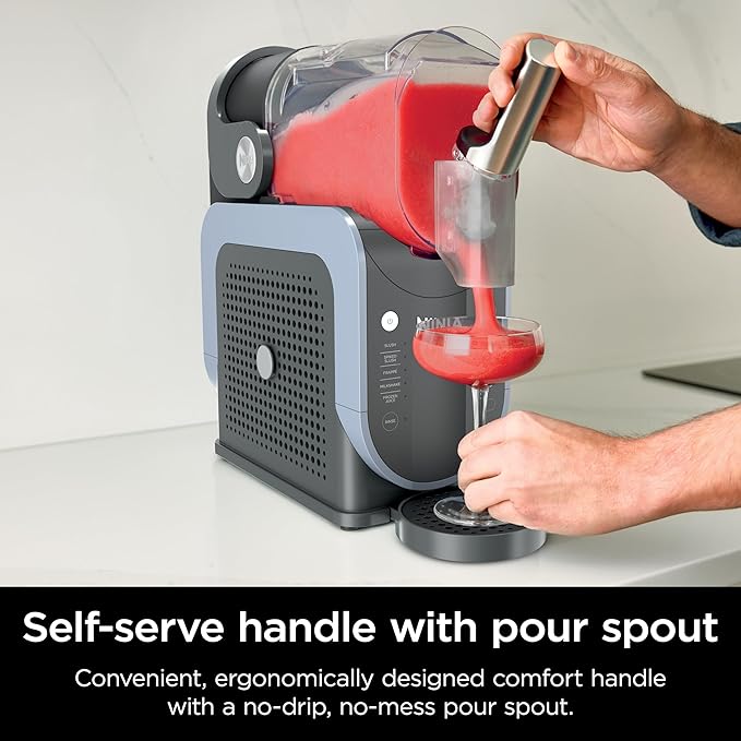 Ninja SLUSHi Professional Frozen Drink Maker with RapidChill Technology, 88 oz. Frozen Drink & Slushie Machine, 5 Preset Programs, Frozen Margaritas, Frappés, and More, Margarita, FS301TG