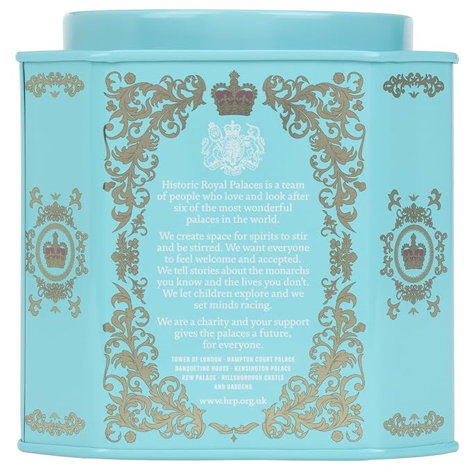 Harney & Sons Royal Palace Tea | Black Teas with Lemon and Grapefruit Flavors, 30 Sachets, Historic Royal Palaces Collection (Tin Design May Vary)