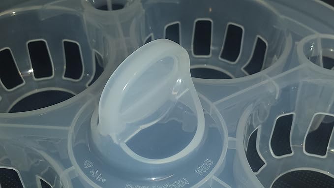 Instant Pot Yogurt Cups and Pressure Sterilization Rack, 6-Oz Dessert Cups with Lids, Bottle Sterilizer, Non-Toxic, BPA-Free Plastic, Clear