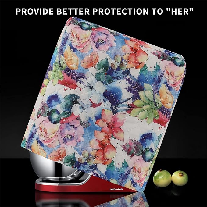 Kitchen Aid Mixer Cover,Kitchen Stand Mixer Cover Compatible With 5-8 Quart Kitchenaid Hamilton Mixers,Kitchen Aid Covers for Stand Mixer With Pockets,Kitchen Aid Mixer Assecories