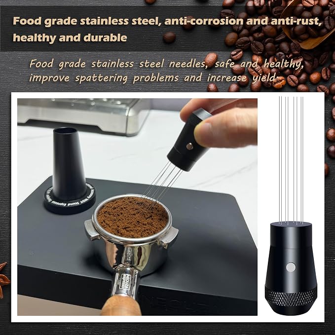 NEOUZA Coffee WDT Holder Tamper 2 in 1 Multifunctional Espresso Accessories - Image 4
