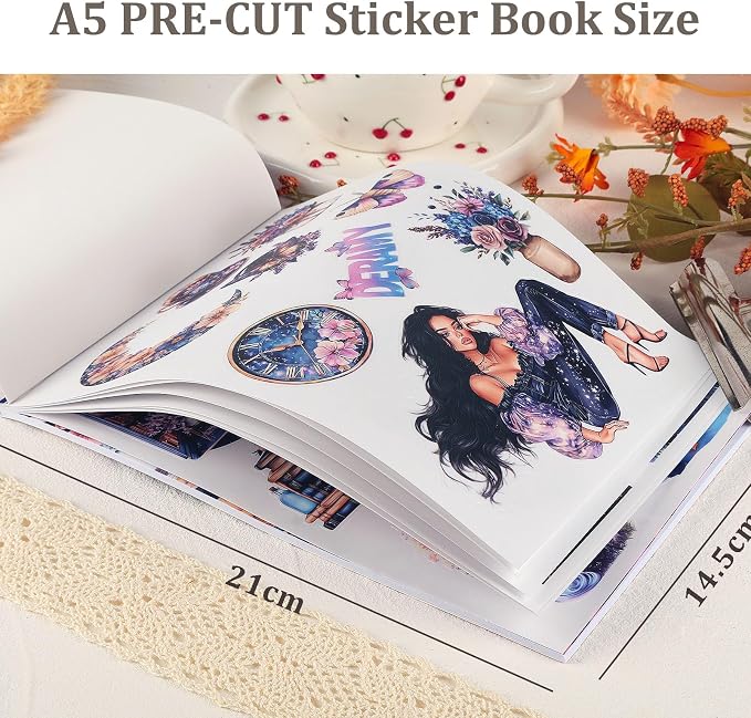 Snycler Good Night Theme Sticker Scrapbooking Supplies - Image 3