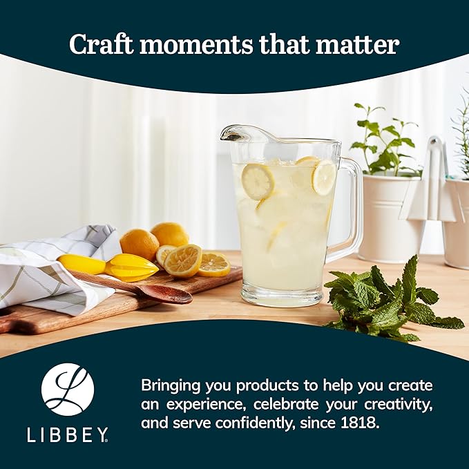 Libbey Glass Pitcher, 60-ounce