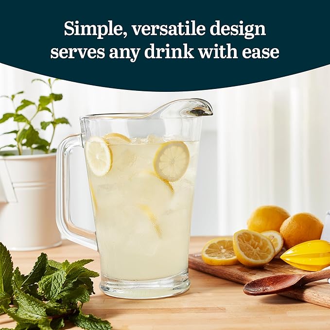 Libbey Glass Pitcher, 60-ounce