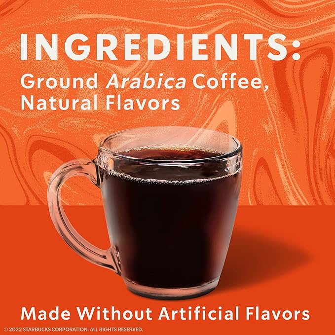 Starbucks Pumpkin Spice Coffee K-Cup Pods, Limited Edition, Made without Artificial Flavors, Keurig Genuine K-Cup Pods, 10 CT K-Cups Per Box (Pack of 3 Boxes)