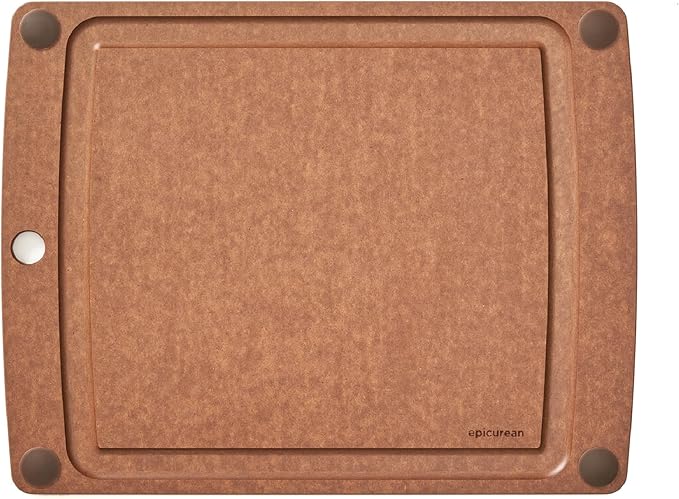 Epicurean All-in-One 14.5" × 11.25" Cutting Board in Nutmeg
