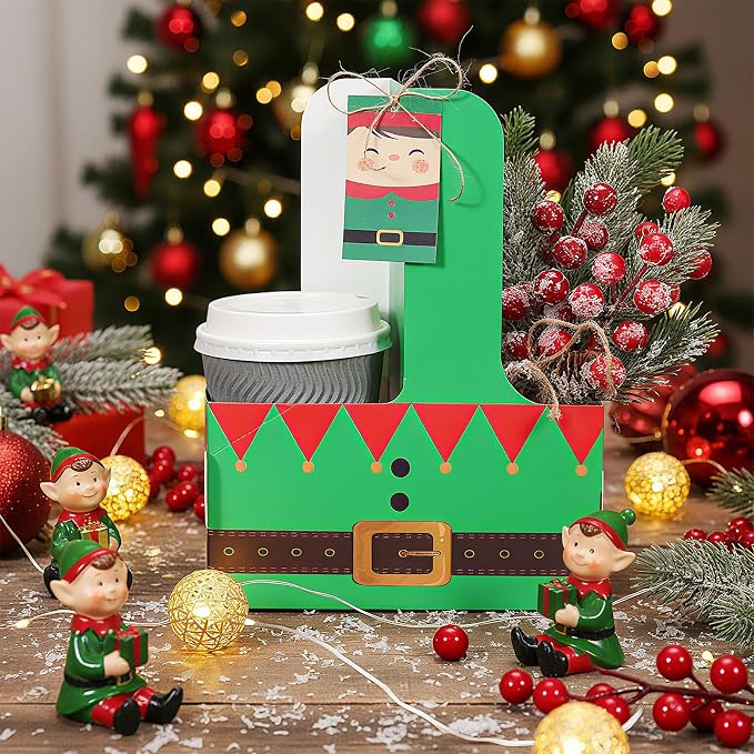 24 Sets Christmas Drink Carrier - Image 4