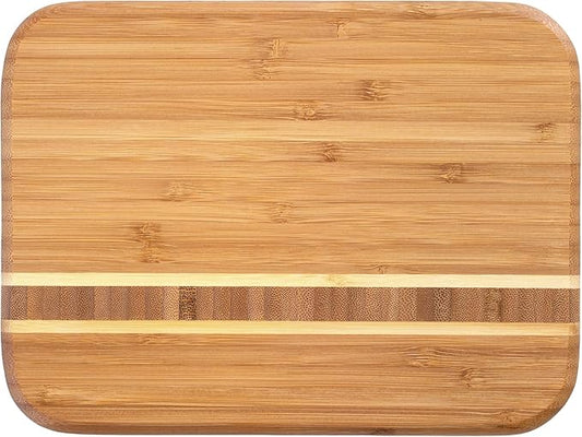 Totally Bamboo Barbados Bamboo Wood Cutting Board, 9" x 6.5"
