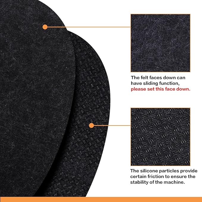 Heat Resistant Mat for Crockpot Slow Cooker with Appliance Slider Function, 2 Pack Countertop Protector for Crock Pot Slow Cookers, Crock-Pot 3-10 Quart, Hamilton Beach Slow Cooker