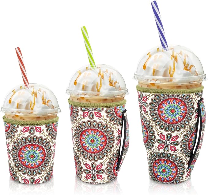 Iced Coffee Sleeve Insulator Sleeves by AJLTPA