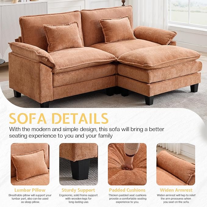 Modular Sectional Sofa, Cloud Couch - Image 4