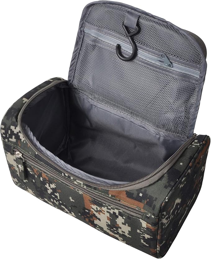 Vercord Mens Toiletry Bag Wash Travel Small Shaving Dop Kit Shower Bathroom by Vercord