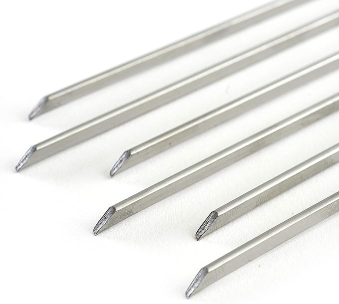 Norpro Stainless Steel 14-inch Skewers, Set of 6