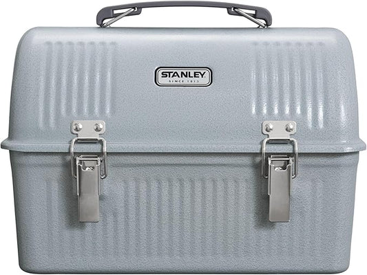 Stanley Classic Lunch Box 10 qt | Vintage Metal Lunchbox | Durable Meal Container with Handle and Latch | Stores Food, Drinks, Thermos, Water Bottle
