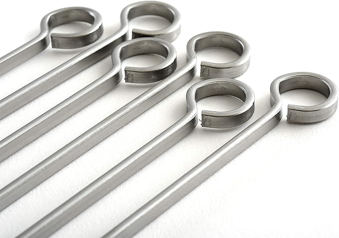 Norpro Stainless Steel 14-inch Skewers, Set of 6