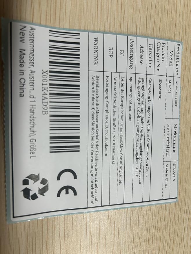 SPEENSUN Oyster Shucking Knife Set - 2 Knife and 1 Glove XL, Not Easy to Break or Bend, More Secure with Glove