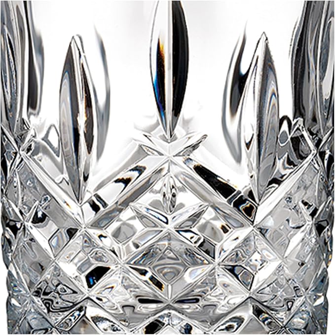 Marquis by Waterford 165118 Markham Double Old Fashioned Glasses, Set of 4, Clear Crystalline, 3.75 inches (H) x 3.3 inches (W) 11oz