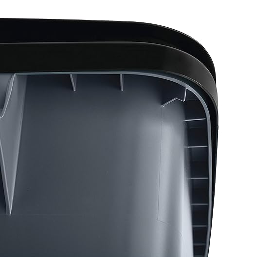 Rubbermaid Commercial Products BRUTE Rollout Trash/Garbage Can/Bin with Wheels, 50 GAL, Blue, for Restaurants/Hospitals/Offices/Back of House/Warehouses, Pack of 2