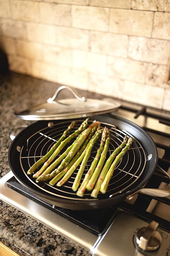 KITCHENATICS Round Cooling Racks for Cooking & Baking, Stainless Steel Steamer Rack, Canning Rack, Cake Cooling Rack - Circle Wire Cooling Rack for Air Fryer, Instapot, Cake Pans - 3PC 7.5", 9", 10.5"