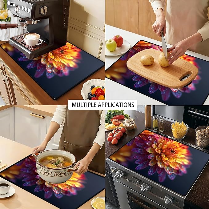 Stove Top Cover for Electric Stove, 28.35 x 20.47 in Glass Stove Top Cover - Image 9