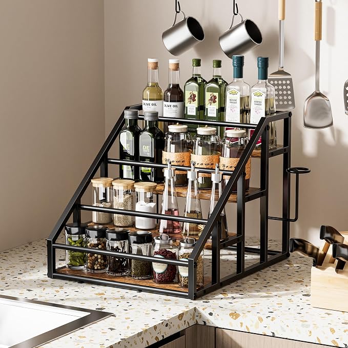 Coffee Syrup Rack Organizer, Spice Racks, Syrup Bottle Holder Stand - Image 8