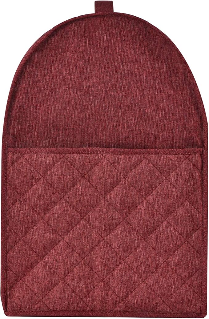 Stand Mixer Dust-proof Cover for KitchenAid Mixer，Multi Pockets for Various Kitchen Appliance Accessories，Water-resistant，Easy Cleaning (Wine red, Fit for Tilt Head 4.5-5 Quart)