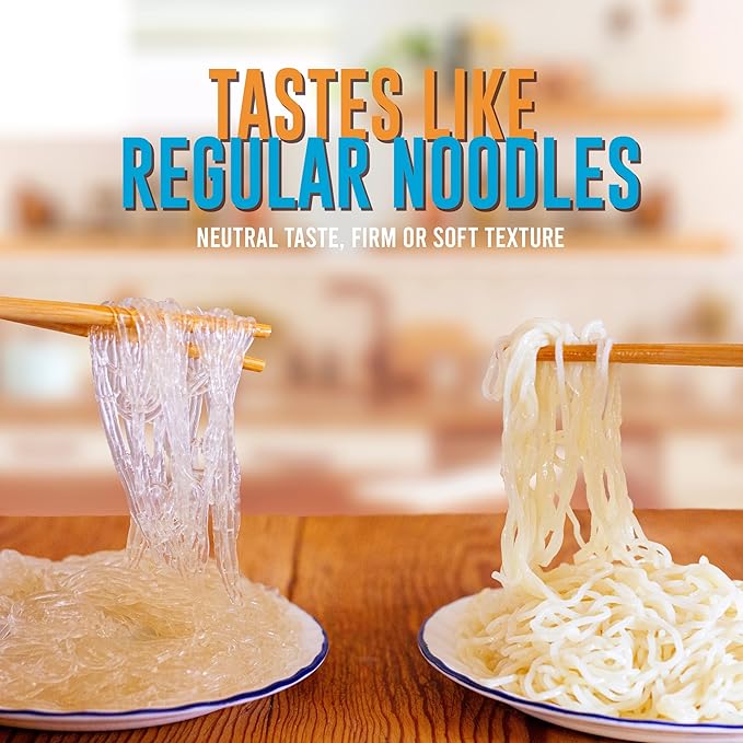 Sea Tangle Moringa Kelp Noodles (12oz) - Pack of 3 - Low Calorie Asian Noodles for Healthy Noodle Dishes - Gluten Free, Keto Noodle Sub for Rice Noodles, Glass Noodles, Pad Thai Noodles, Vermicelli