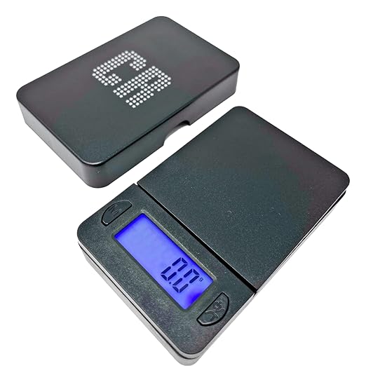 CR Scale Digital Pocket Scale - 1pc Premium Digital Food Scale 600g by 0.1g Digital Grams Scale Weight Scale Kitchen Scale Black Gram Scale Portable Scale (JDS-P600) (Battery Included)